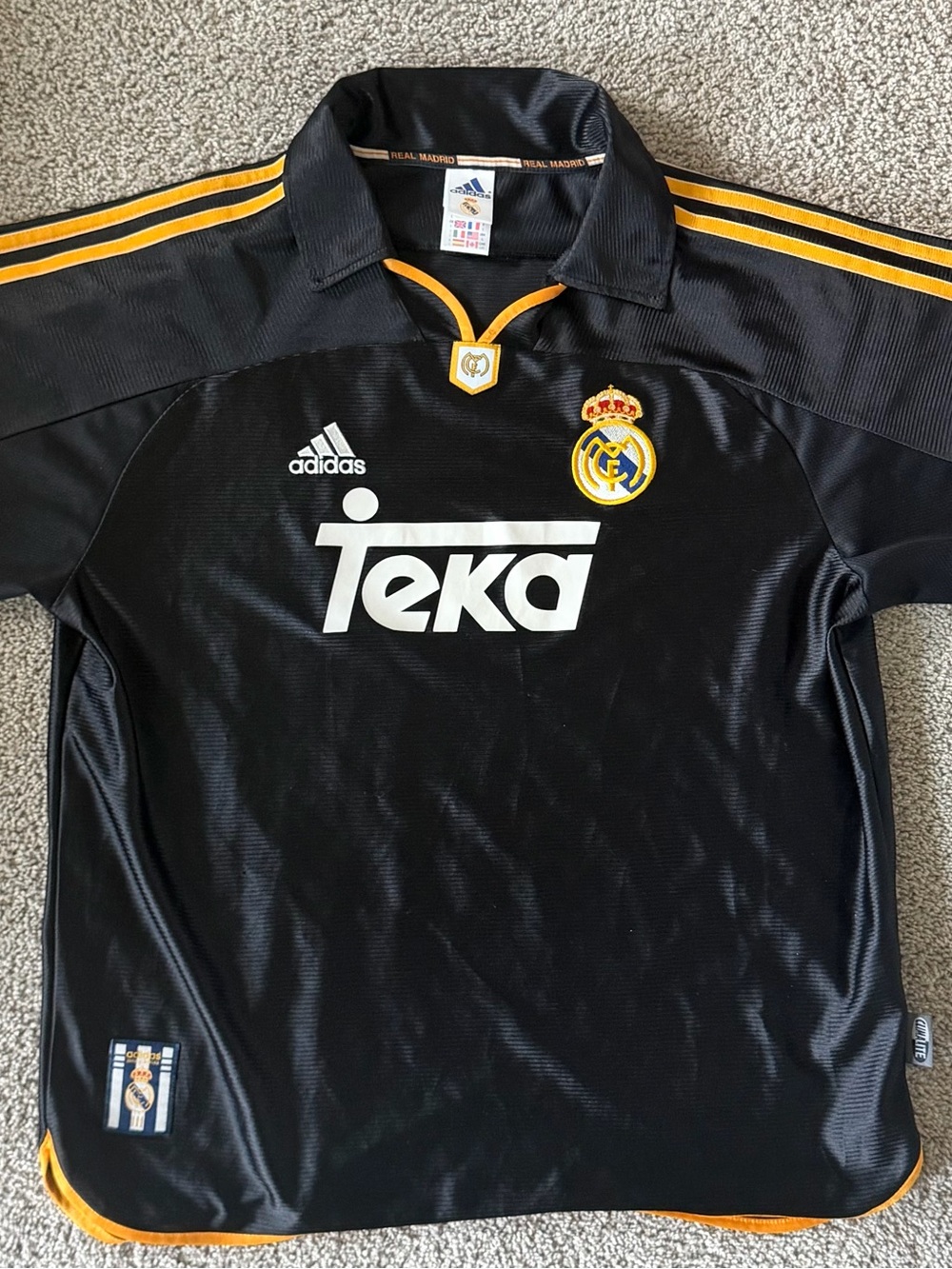 Vintage 1999-00 Real Madrid Away Adidas Jersey